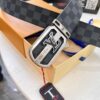 693203123a89a121ed550fb0 Shop Owner Recommended Louis Vuitton LV Belt, ZP Synchronized New Men's PVC Monogram Belt with Imported Fabric and Genuine Calfskin, 3.8cm Width