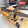 693203153a89a121ed550fd2 LV Men's Belt, New Arrival Louis Vuitton Monogram PVC Imported Fabric with Original Calfskin Leather, Diamond-Paved Letter Hardware, 3.8cm Width