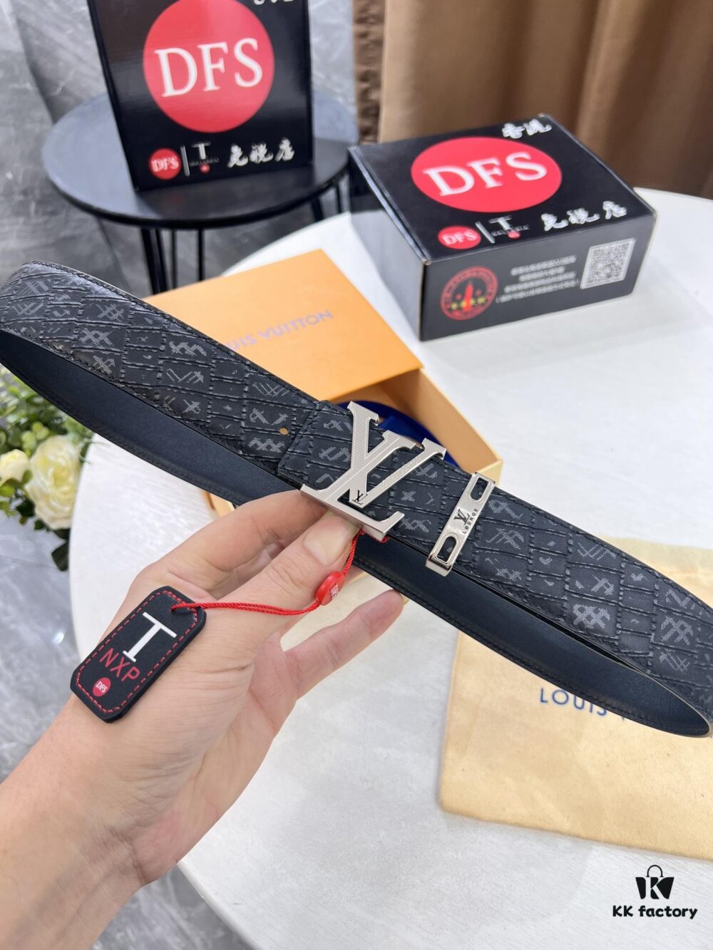693203163a89a121ed550fe4 Top-Tier Belt, Original Factory Premium Hong Kong Duty-Free T Gift Box (NXP Hang Tag with RFID Verification Compatible with Official Website, Authentic Anti-Counterfeit Chip)