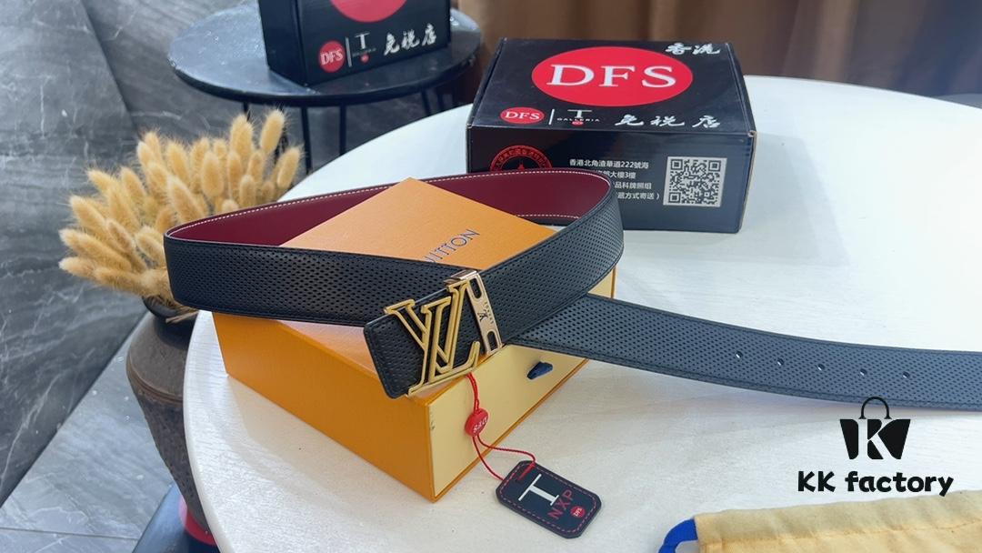 693203173a89a121ed550ff3 LV New Embossed Leather Belt, Fashionable Casual Reversible Style with Video Anti-Counterfeit Wireless Network Sensing