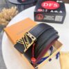 693203173a89a121ed550ff8 Louis Vuitton LV Belt - Top-Tier Genuine Leather with NXP RFID Chip, Hong Kong Duty-Free Gift Box, Embossed French Full-Grain Calfskin, 3.8cm Width