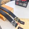693203183a89a121ed550ffb Louis Vuitton LV Belt - Top-Tier Genuine Leather with NXP RFID Chip, Hong Kong Duty-Free Gift Box, Embossed French Full-Grain Calfskin, 3.8cm Width