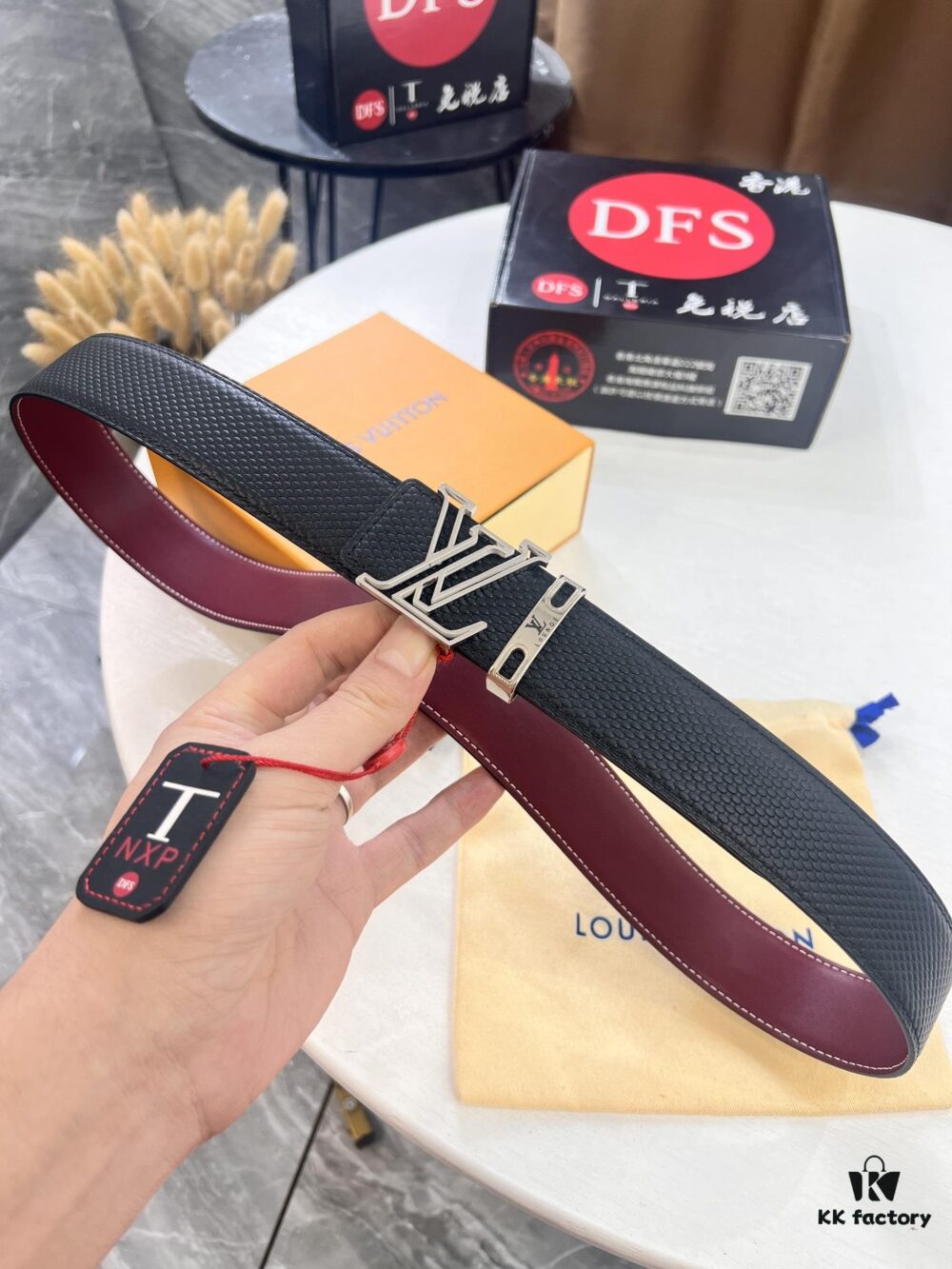 693203183a89a121ed550ffc Top-Tier Louis Vuitton LV Belt - Genuine Embossed Full-Grain French Calfskin, 3.8cm Width, Steel Hardware, NXP RFID Chip Verified, Original Gift Box