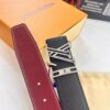 693203183a89a121ed550ffe Top-Tier Louis Vuitton LV Belt - Genuine Embossed Full-Grain French Calfskin, 3.8cm Width, Steel Hardware, NXP RFID Chip Verified, Original Gift Box