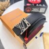 693203183a89a121ed550fff Top-Tier Louis Vuitton LV Belt - Genuine Embossed Full-Grain French Calfskin, 3.8cm Width, Steel Hardware, NXP RFID Chip Verified, Original Gift Box