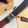 693203183a89a121ed551000 Top-Tier Louis Vuitton LV Belt - Genuine Embossed Full-Grain French Calfskin, 3.8cm Width, Steel Hardware, NXP RFID Chip Verified, Original Gift Box