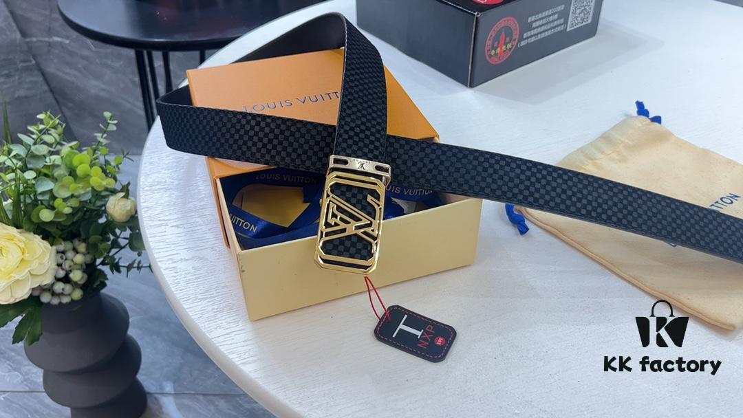 693203183a89a121ed551003 Automatic LV Stainless Steel Buckle Trendy Belt with Video Anti-Counterfeit Authentication