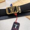 693203193a89a121ed551006 Louis Vuitton Automatic Buckle Belt, Top-Quality Genuine Leather, Imported Full-Grain Calfskin, 3.5 cm Width, LV Stainless Steel Hardware