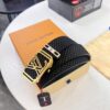 693203193a89a121ed551008 Louis Vuitton Automatic Buckle Belt, Top-Quality Genuine Leather, Imported Full-Grain Calfskin, 3.5 cm Width, LV Stainless Steel Hardware