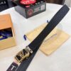 693203193a89a121ed551009 Louis Vuitton Automatic Buckle Belt, Top-Quality Genuine Leather, Imported Full-Grain Calfskin, 3.5 cm Width, LV Stainless Steel Hardware