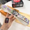 6932031a3a89a121ed55101c LV Men's Belt, Imported Genuine First-Layer Cowhide, 3.8cm Width, Reversible Design, High-Quality Hardware, NXP Anti-Counterfeit Chip