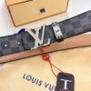 6932031b3a89a121ed551026 LV Men's Belt, New Arrival, Genuine Cowhide Leather, Matte Finish, Corrosion-Resistant Letter Hardware, 3.8cm Width