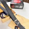 6932031d3a89a121ed551040 Top-Tier Louis Vuitton LV Belt, Double-Sided Wear, French Top-Grain Calfskin with NXP RFID Chip, 3.8cm Width, Genuine Steel Hardware, Hong Kong Duty-Free T Gift Box