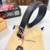 6932031d3a89a121ed551041 Top-Tier Louis Vuitton LV Belt, Double-Sided Wear, French Top-Grain Calfskin with NXP RFID Chip, 3.8cm Width, Genuine Steel Hardware, Hong Kong Duty-Free T Gift Box