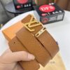 6932031e3a89a121ed551049 LV Men's Belt, Imported Genuine First-Layer Cowhide, Reversible Design, 3.8cm Width, Premium Quality with NXP Anti-Counterfeit Chip