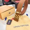 6932031e3a89a121ed55104a LV Men's Belt, Imported Genuine First-Layer Cowhide, Reversible Design, 3.8cm Width, Premium Quality with NXP Anti-Counterfeit Chip