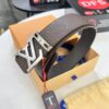 6932031f3a89a121ed551057 Arrival of Louis Vuitton LV Men's Belt, ZP Mould Design, Imported Genuine Original Print, Full-Grain Cowhide Leather, Double-Sided Usage, 3.8cm Width
