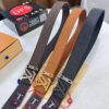 6932031f3a89a121ed55105a Arrival of Louis Vuitton LV Men's Belt, ZP Mould Design, Imported Genuine Original Print, Full-Grain Cowhide Leather, Double-Sided Usage, 3.8cm Width