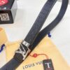 693203243a89a121ed55107a Top-Tier Louis Vuitton LV Belt – Genuine Crocodile-Texture Top Layer Calfskin, 3.8cm Width, Original Hong Kong Duty-Free Gift Box with NXP RFID Tag (Verifiable on Official Website)