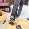 693203243a89a121ed55107b Top-Tier Louis Vuitton LV Belt – Genuine Crocodile-Texture Top Layer Calfskin, 3.8cm Width, Original Hong Kong Duty-Free Gift Box with NXP RFID Tag (Verifiable on Official Website)