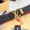 693203243a89a121ed55107e Top-Tier Louis Vuitton LV Belt, Genuine Crocodile-Texture Top-Grain Calfskin Leather, 3.8cm Width, Original Factory Hong Kong Duty-Free T Gift Box, NXP RFID Chip (Verifiable on Official Website), Stainless Steel Hardware, Hidden Buckle Design
