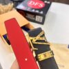 693203243a89a121ed55107f Top-Tier Louis Vuitton LV Belt, Genuine Crocodile-Texture Top-Grain Calfskin Leather, 3.8cm Width, Original Factory Hong Kong Duty-Free T Gift Box, NXP RFID Chip (Verifiable on Official Website), Stainless Steel Hardware, Hidden Buckle Design