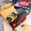 693203243a89a121ed551080 Top-Tier Louis Vuitton LV Belt, Genuine Crocodile-Texture Top-Grain Calfskin Leather, 3.8cm Width, Original Factory Hong Kong Duty-Free T Gift Box, NXP RFID Chip (Verifiable on Official Website), Stainless Steel Hardware, Hidden Buckle Design