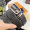 693203293a89a121ed5510a6 Top-tier Louis Vuitton LV Belt, Original Factory Hong Kong Duty-Free T Gift Box (NXP RFID Tag with Verifiable Chip), French Crocodile Ostrich Grain Full-Grain Calfskin, 3.8cm Width, Stainless Steel Precision Buckle with Beveled Edges