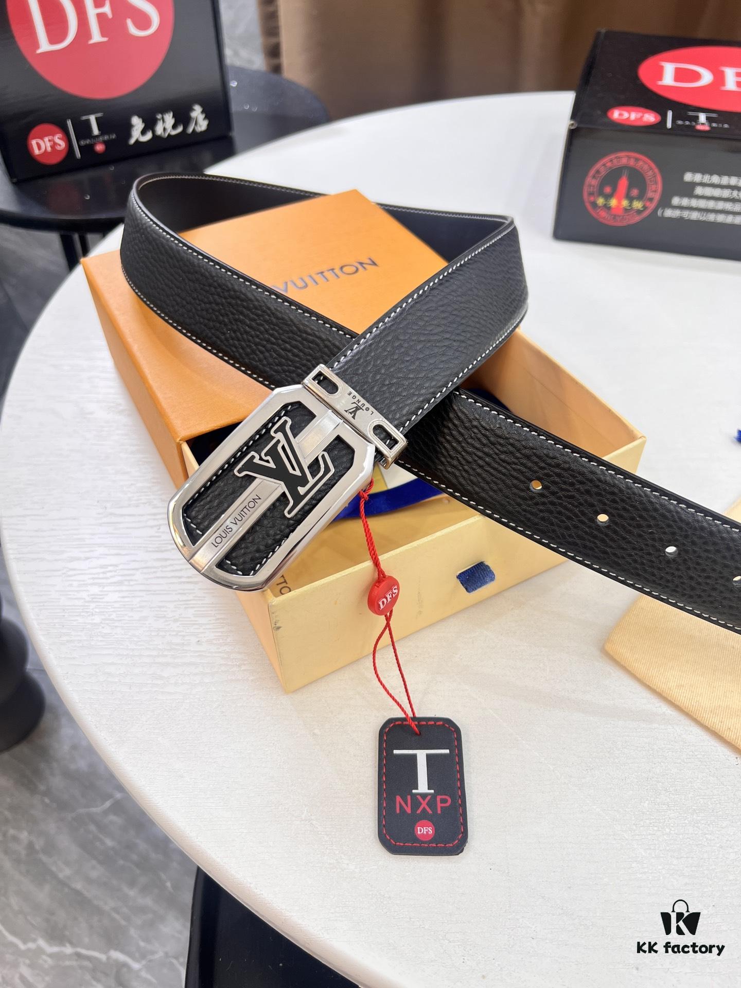 6932032a3a89a121ed5510a9 Top-tier Louis Vuitton LV Belt, Original Factory Hong Kong Duty-Free T Gift Box (NXP RFID Tag with Verifiable Chip), French Crocodile Ostrich Grain Full-Grain Calfskin, 3.8cm Width, Stainless Steel Precision Buckle with Beveled Edges