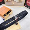 6932032b3a89a121ed5510af Louis Vuitton LV Belt, ZP Synchronized New Men's Belt with Monogram Imported Fabric, Full-Grain Calfskin Plain Weave, Reversible Design, Diamond-Paved Letter Hardware, 3.8cm Width