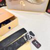 6932032b3a89a121ed5510b0 Louis Vuitton LV Belt, ZP Synchronized New Men's Belt with Monogram Imported Fabric, Full-Grain Calfskin Plain Weave, Reversible Design, Diamond-Paved Letter Hardware, 3.8cm Width