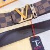 6932032b3a89a121ed5510b5 Louis Vuitton LV Belt, ZP Synchronized New Men's Belt with Monogram Imported Fabric, Full-Grain Cowhide Plain Weave, Reversible Design, Diamond-Inlaid Letter Hardware, 3.8cm Width