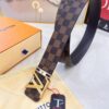 6932032b3a89a121ed5510b7 Louis Vuitton LV Belt, ZP Synchronized New Men's Belt with Monogram Imported Fabric, Full-Grain Cowhide Plain Weave, Reversible Design, Diamond-Inlaid Letter Hardware, 3.8cm Width