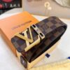 6932032b3a89a121ed5510b8 Louis Vuitton LV Belt, ZP Synchronized New Men's Belt with Monogram Imported Fabric, Full-Grain Cowhide Plain Weave, Reversible Design, Diamond-Inlaid Letter Hardware, 3.8cm Width