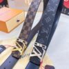 6932032c3a89a121ed5510ba Louis Vuitton LV Belt, ZP Synchronized New Men's Belt with Monogram Imported Fabric, Full-Grain Cowhide Plain Weave, Reversible Design, Diamond-Inlaid Letter Hardware, 3.8cm Width