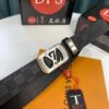 693203323a89a121ed5510bf Louis Vuitton Automatic Buckle Belt, Genuine Cowhide, Top-Quality Business Formal Belt with LV Stainless Steel Hardware, 3.5 cm Width