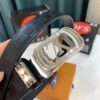 693203323a89a121ed5510c0 Louis Vuitton Automatic Buckle Belt, Genuine Cowhide, Top-Quality Business Formal Belt with LV Stainless Steel Hardware, 3.5 cm Width