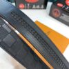 693203323a89a121ed5510c1 Louis Vuitton Automatic Buckle Belt, Genuine Cowhide, Top-Quality Business Formal Belt with LV Stainless Steel Hardware, 3.5 cm Width