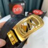693203323a89a121ed5510c7 Louis Vuitton Automatic Buckle Belt, Top-Quality Genuine Leather, Imported Full-Grain Calfskin with Refined Grain Texture, 3.5cm Width, Smooth Slide Mechanism, Stainless Steel LV Hardware