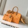 Louis Vuitton M14064 Orange: This Sedy Bandoulière 30 handbag features a design rendered upon a surface of refined cowhide leather.