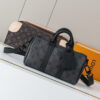 Louis Vuitton This Keell Bandoulière 25 handbag features Monogram Midnight coated canvas accented with a deep Monogram print.