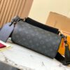 Louis Vuitton SOFT POLOCHON Small Bag M46796 – Black Monogram