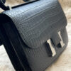American Alligator  Original HCP  Black Silver Buckle Conscious 19