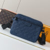 1 Louis Vuitton This Trio Messenger bag is crafted from soft Monogram Shadow calf leather.