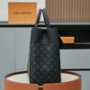 1 Louis Vuitton M46451 Black Monogram: A spacious handbag from the Sac Plat collection, the Sac Plat 24H features leather trim.