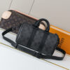 2 Louis Vuitton This Keell Bandoulière 25 handbag features Monogram Midnight coated canvas accented with a deep Monogram print.