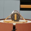 Louis Vuitton M44699 Monogram Canvas / M68276 Yellow Monogram: The Mini Boîte Chapeau handbag features a classic silhouette crafted from Monogram canvas.