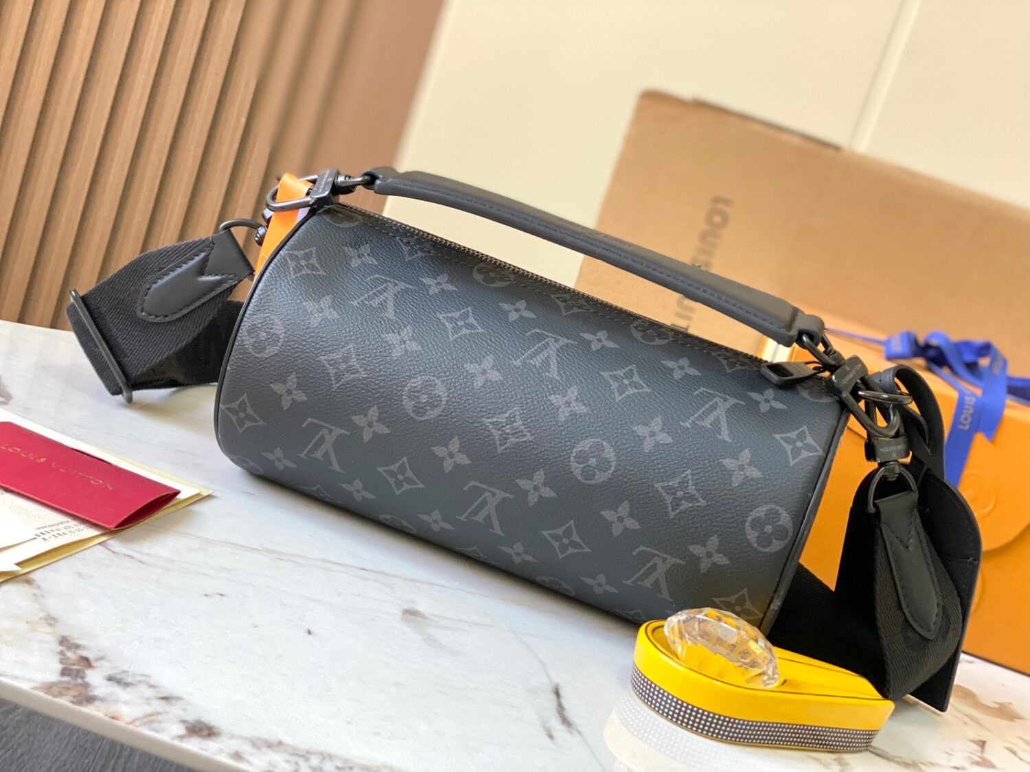 2 Louis Vuitton SOFT POLOCHON Small Bag M46796 – Black Monogram