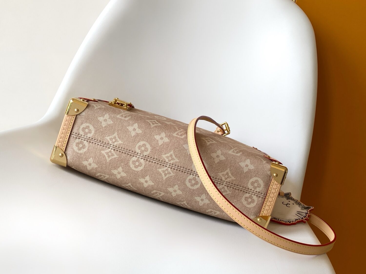3 Louis Vuitton This "LV Travels With" edition of the large Side Trunk handbag showcases the brand's collaboration with a fashion icon and artist.