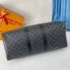3 Louis Vuitton The Keepall 50 travel bag, crafted from the new, iconic black and grey Monogram Eclipse canvas.